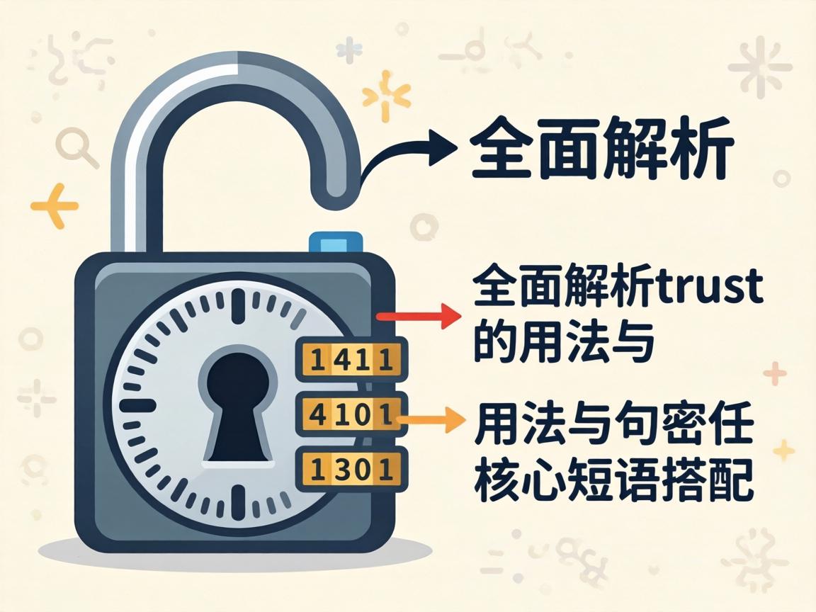 信任的密码，全面解析trust的用法与核心短语搭配
